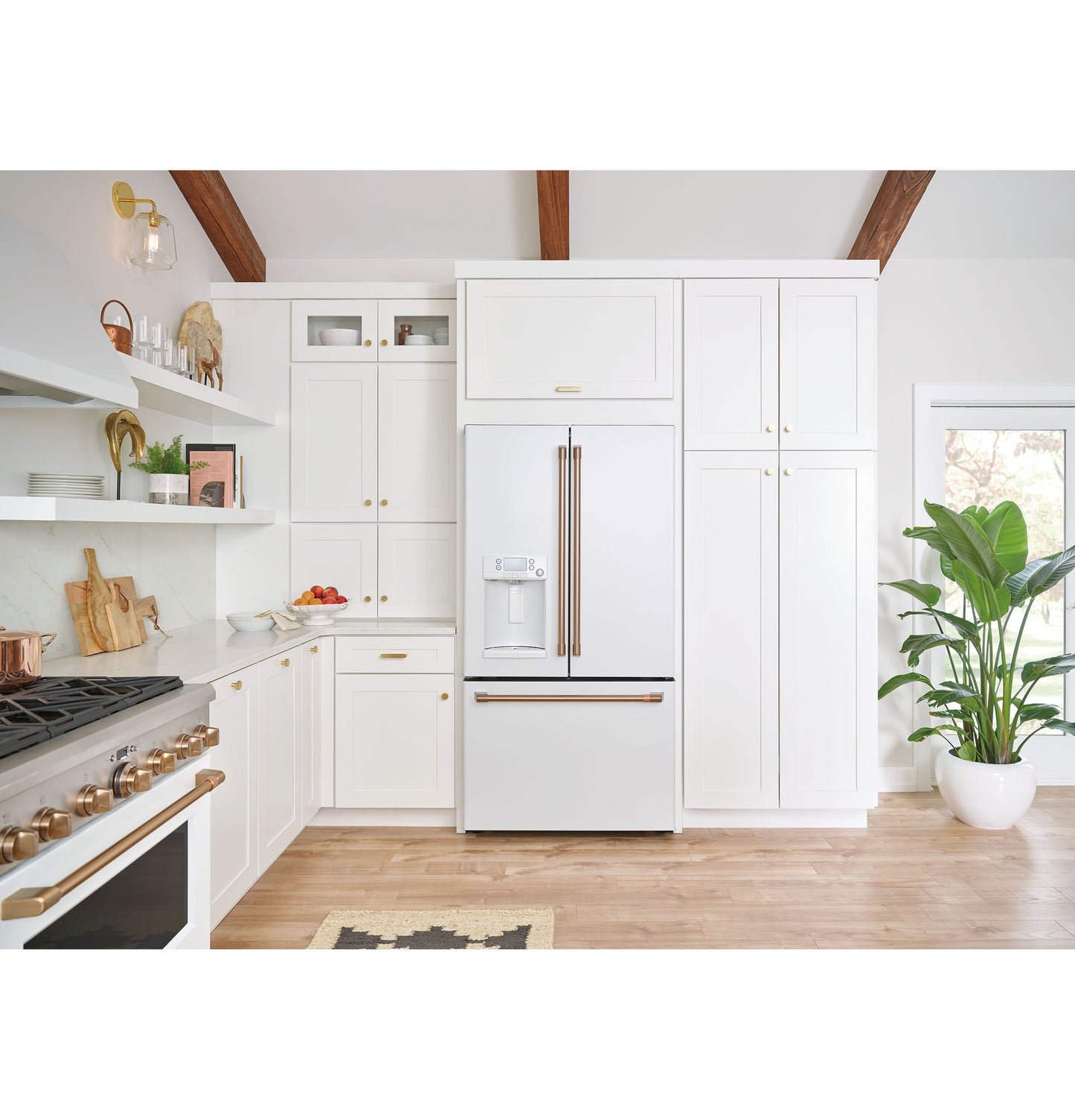 Café™ ENERGY STAR® 22.1 Cu. Ft. Smart Counter-Depth French-Door Refrigerator with Hot Water Dispenser