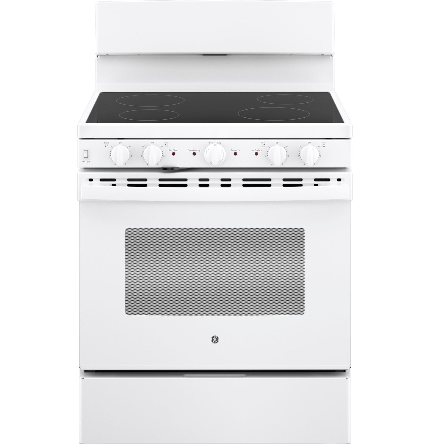 GE® ENERGY STAR® 30” Free-Standing Electric Radiant Smooth Cooktop Range