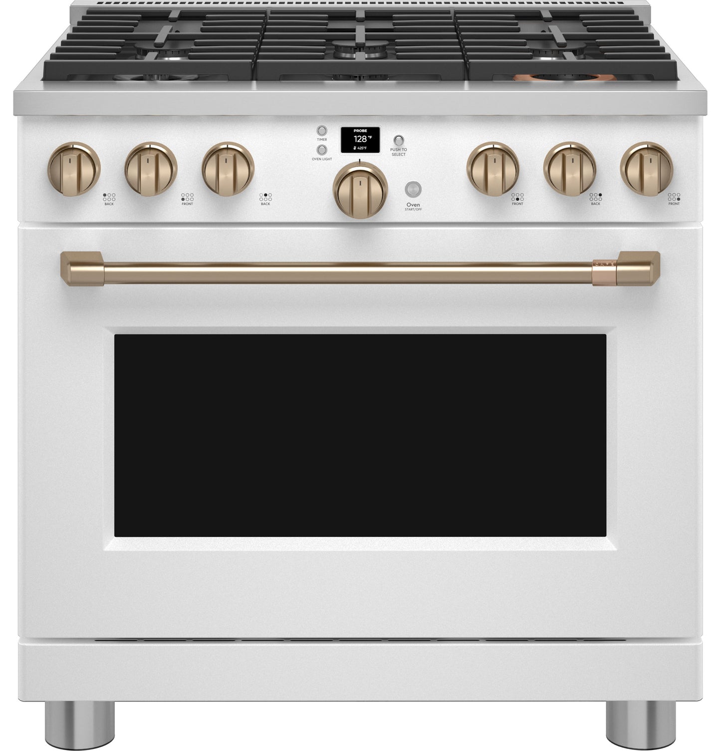 Café™ 36" Smart All-Gas Commercial-Style Range with 6 Burners (Natural Gas)