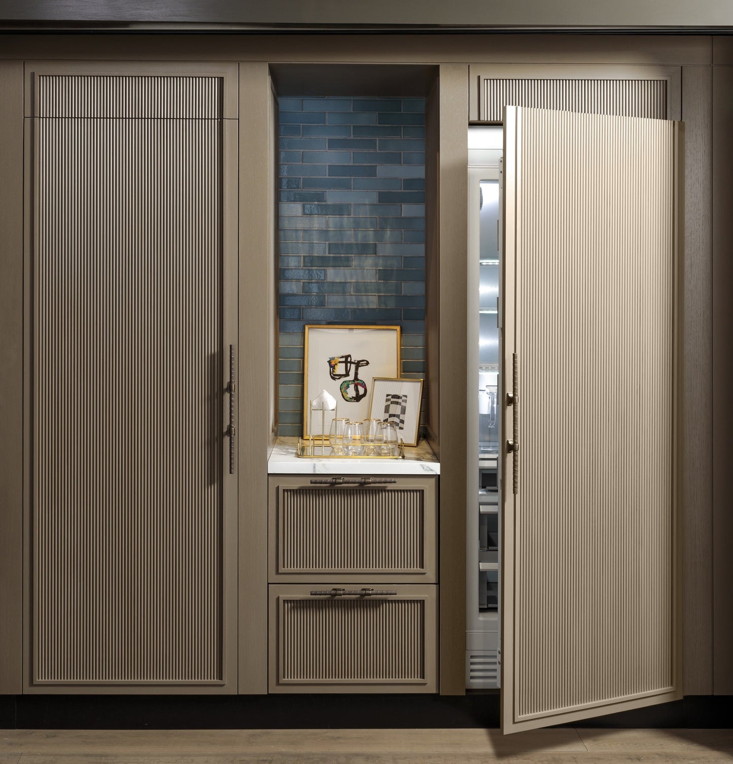 Monogram 30" Integrated, Panel-Ready Column Freezer