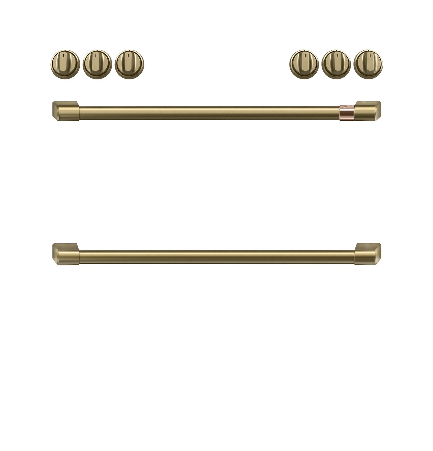 Café™ Handle Kit - Range Brushed Brass
