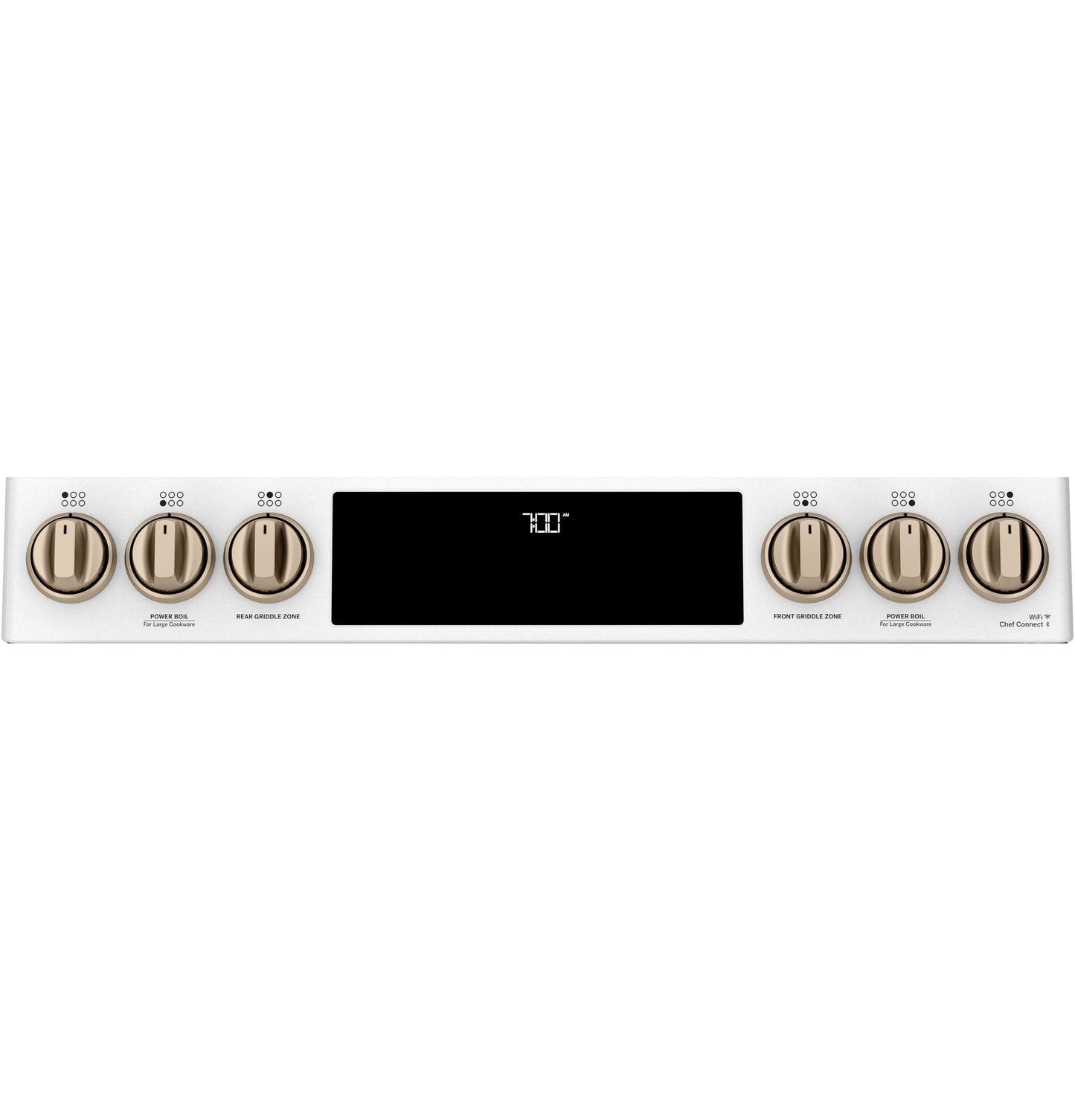 Café™ 30" Smart Slide-In, Front-Control, Gas Range with Convection Oven
