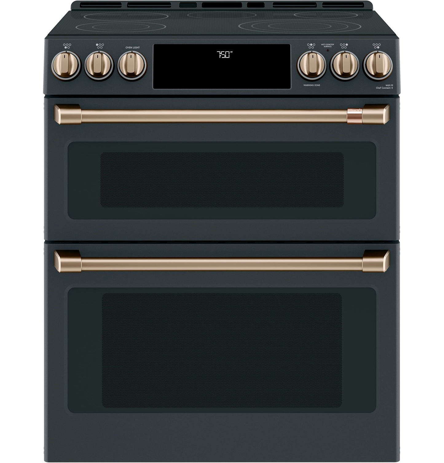 Café™ Front Control Electric Knobs and Handles - Brushed Bronze