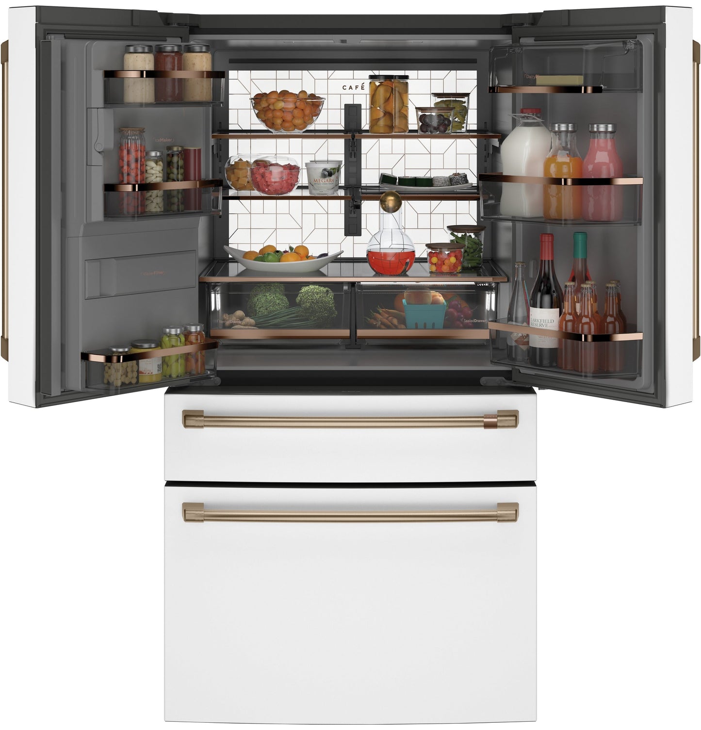 Café™ ENERGY STAR® 27.8 Cu. Ft. Smart 4-Door French-Door Refrigerator
