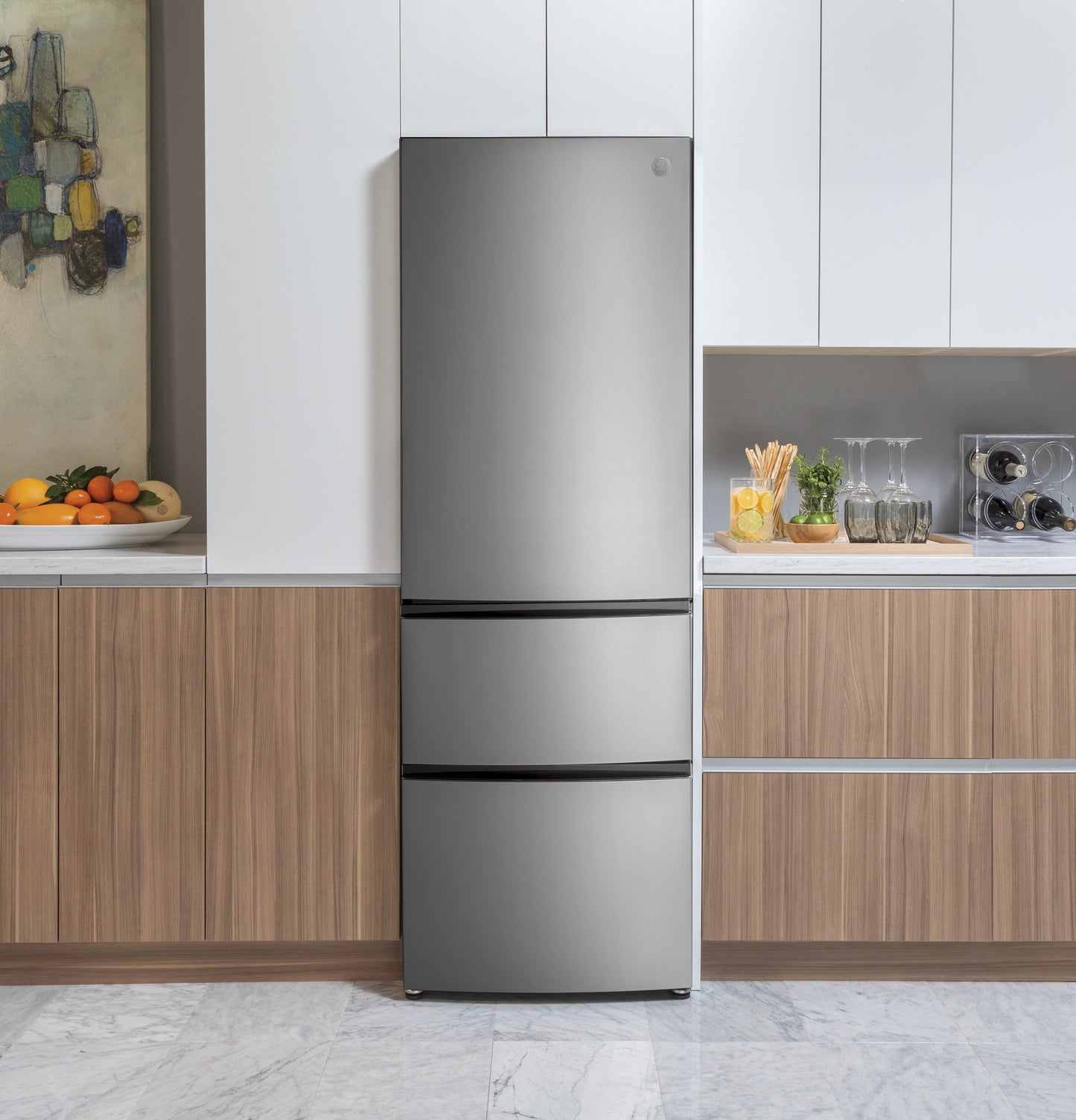 GE® 11.9 Cu. Ft. Bottom-Freezer Refrigerator