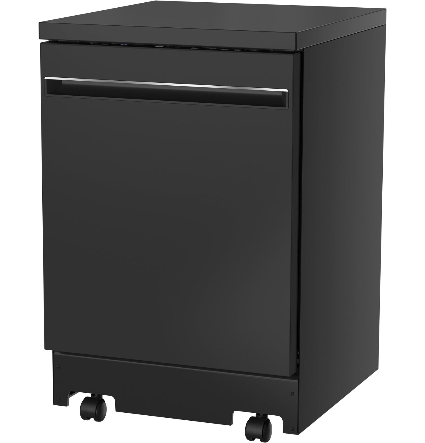 GE® 24" Stainless Steel Interior Portable Dishwasher with Sanitize Cycle