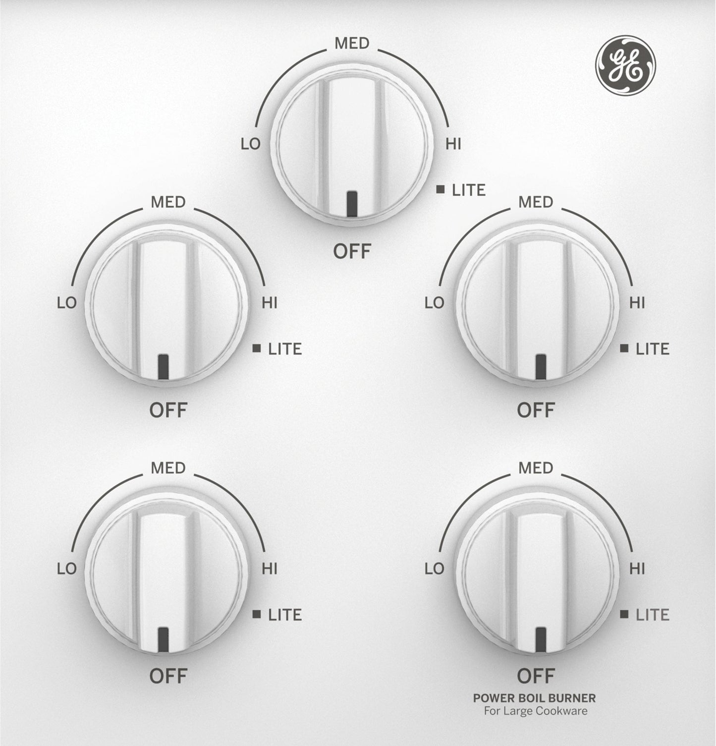 GE® 36" Built-In Gas Cooktop with Dishwasher-Safe Grates