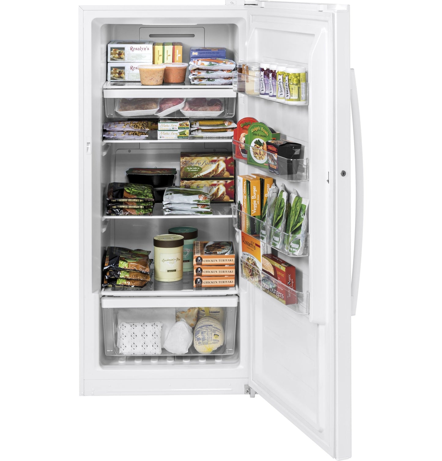 GE® 14.1 Cu. Ft. Frost-Free Garage Ready Upright Freezer
