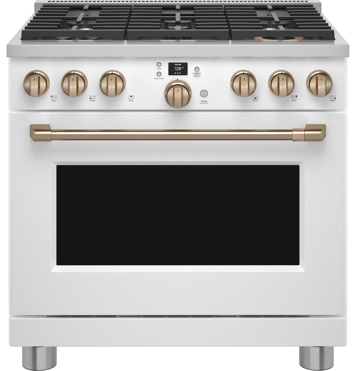 Café™ 36" Smart Dual-Fuel Commercial-Style Range with 6 Burners (Natural Gas)