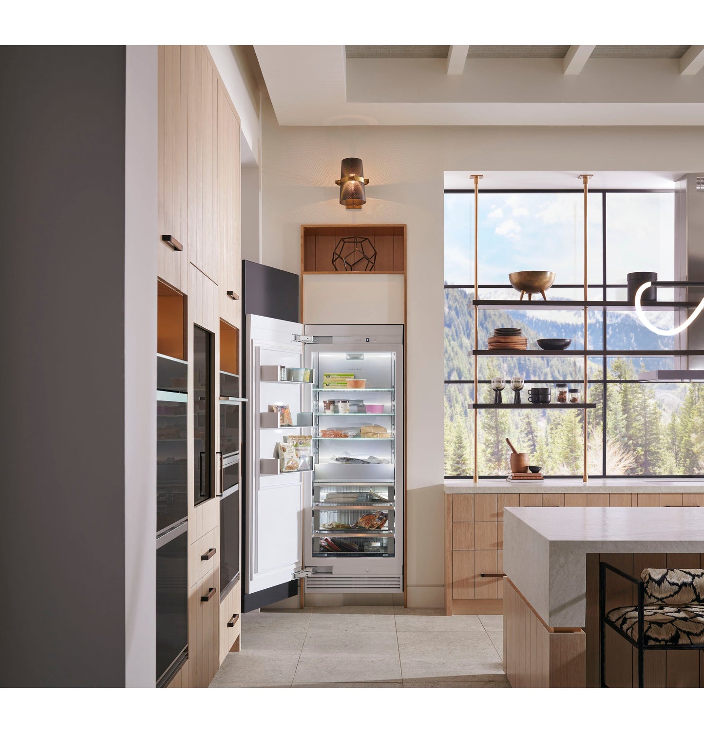 Monogram 30" Integrated, Panel-Ready Column Freezer
