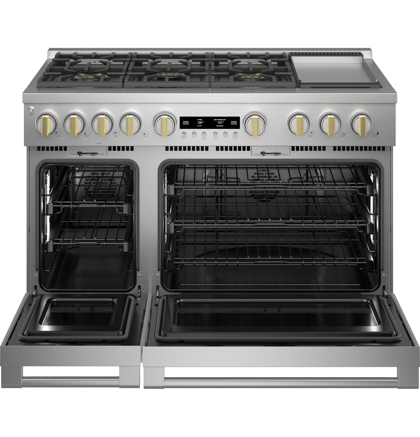 Monogram 48" Dual-Fuel Professional Range with 6 Burners and Griddle (Natural Gas)