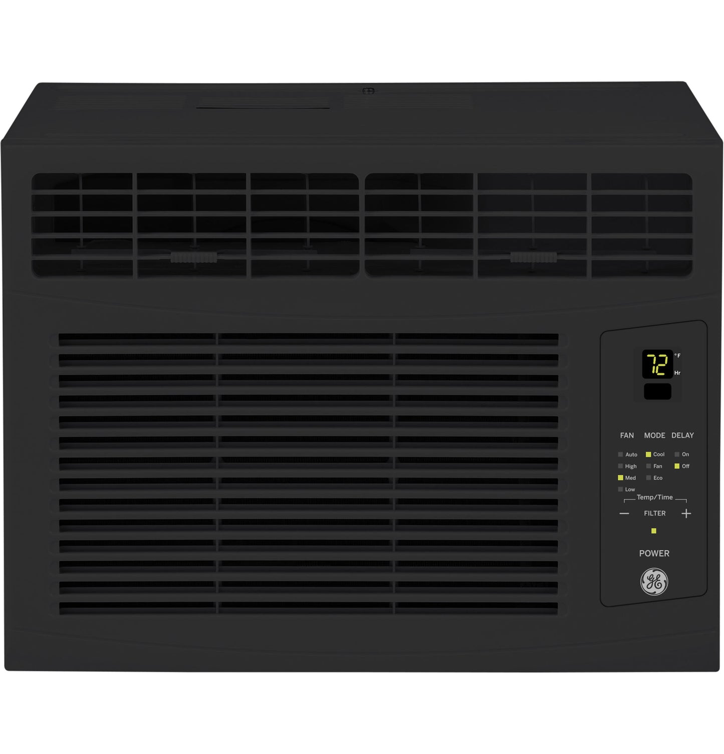 GE® 6,000 BTU Electronic Window Air Conditioner for Small Rooms up to 250 sq ft., Black