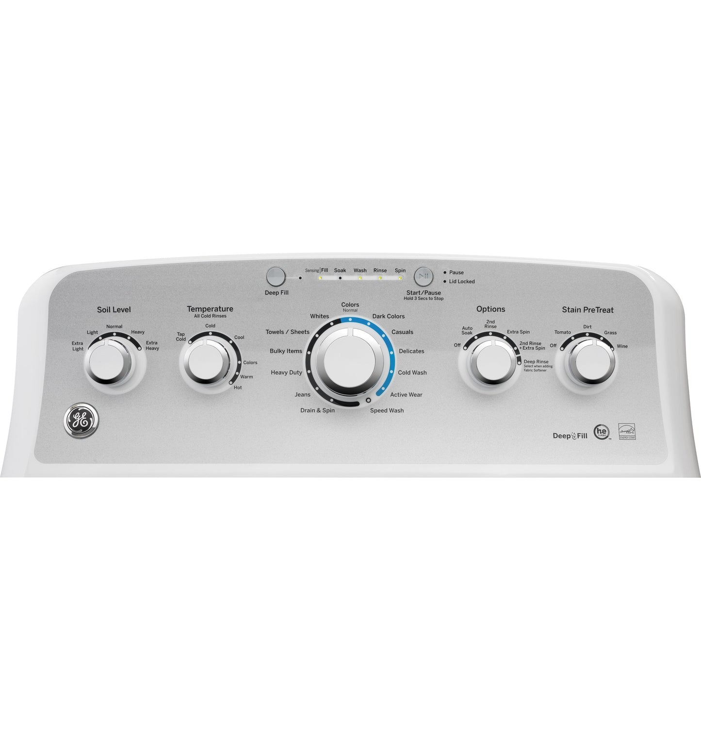 GE® ENERGY STAR® 4.4 cu. ft. stainless steel capacity washer