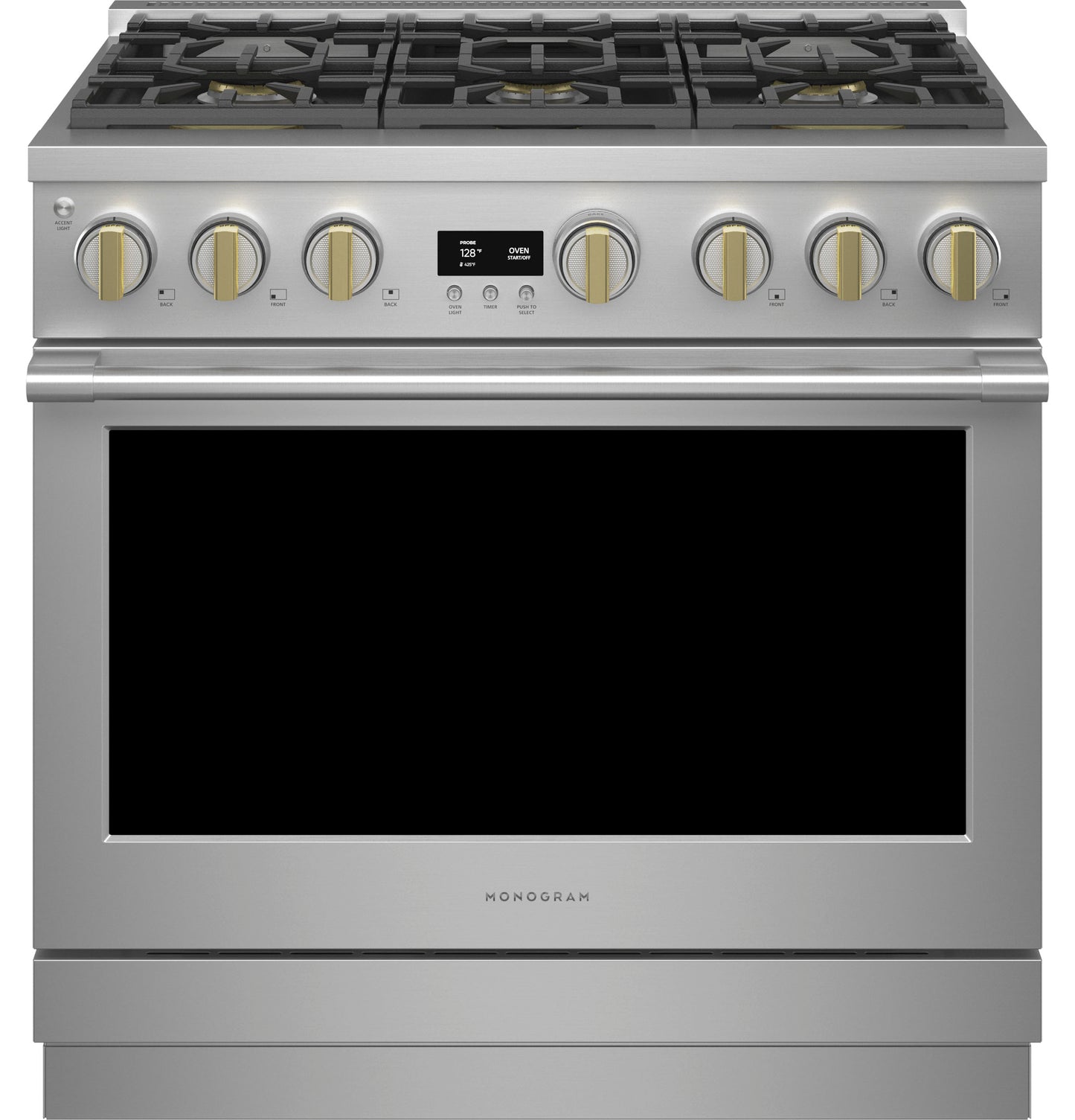 Monogram 36" Dual-Fuel Professional Range with 6 Burners (Natural Gas)