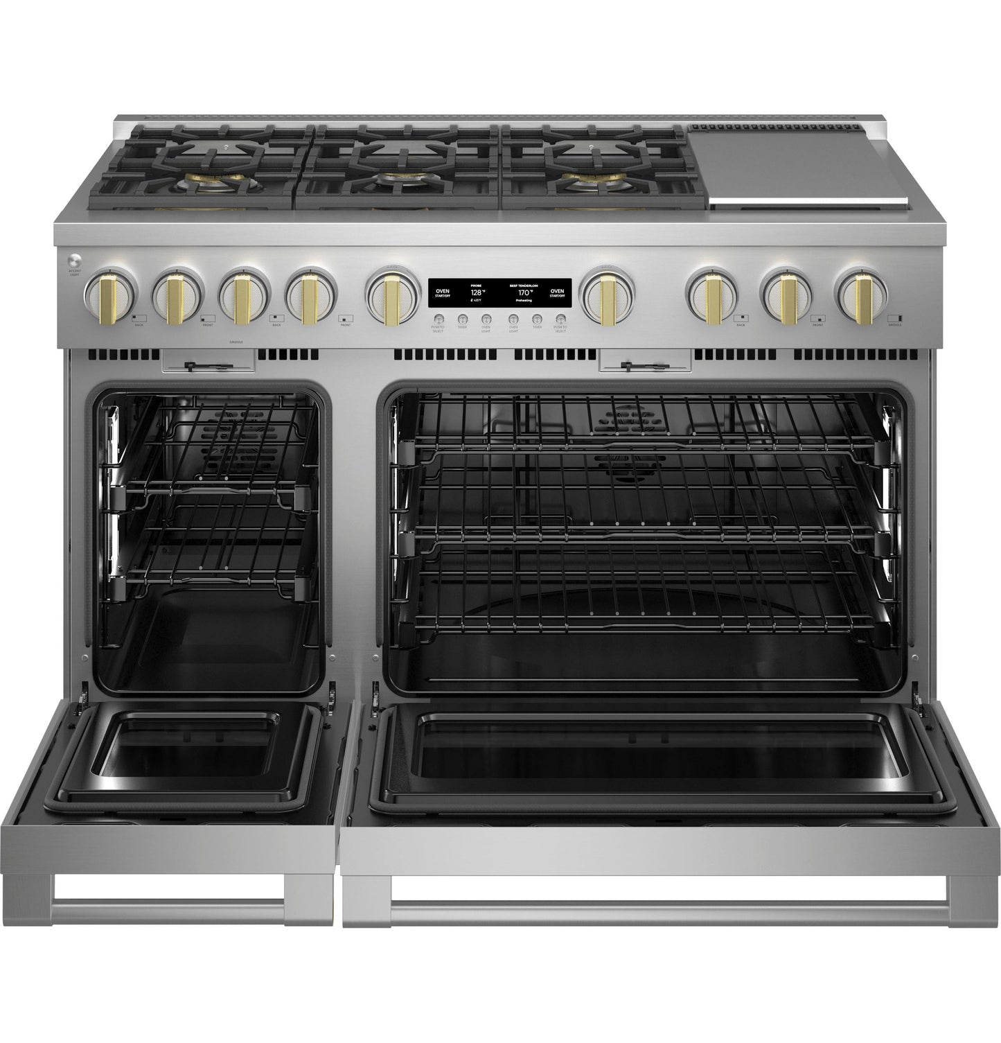 Monogram 48" Dual-Fuel Professional Range with 6 Burners and Griddle (Natural Gas)