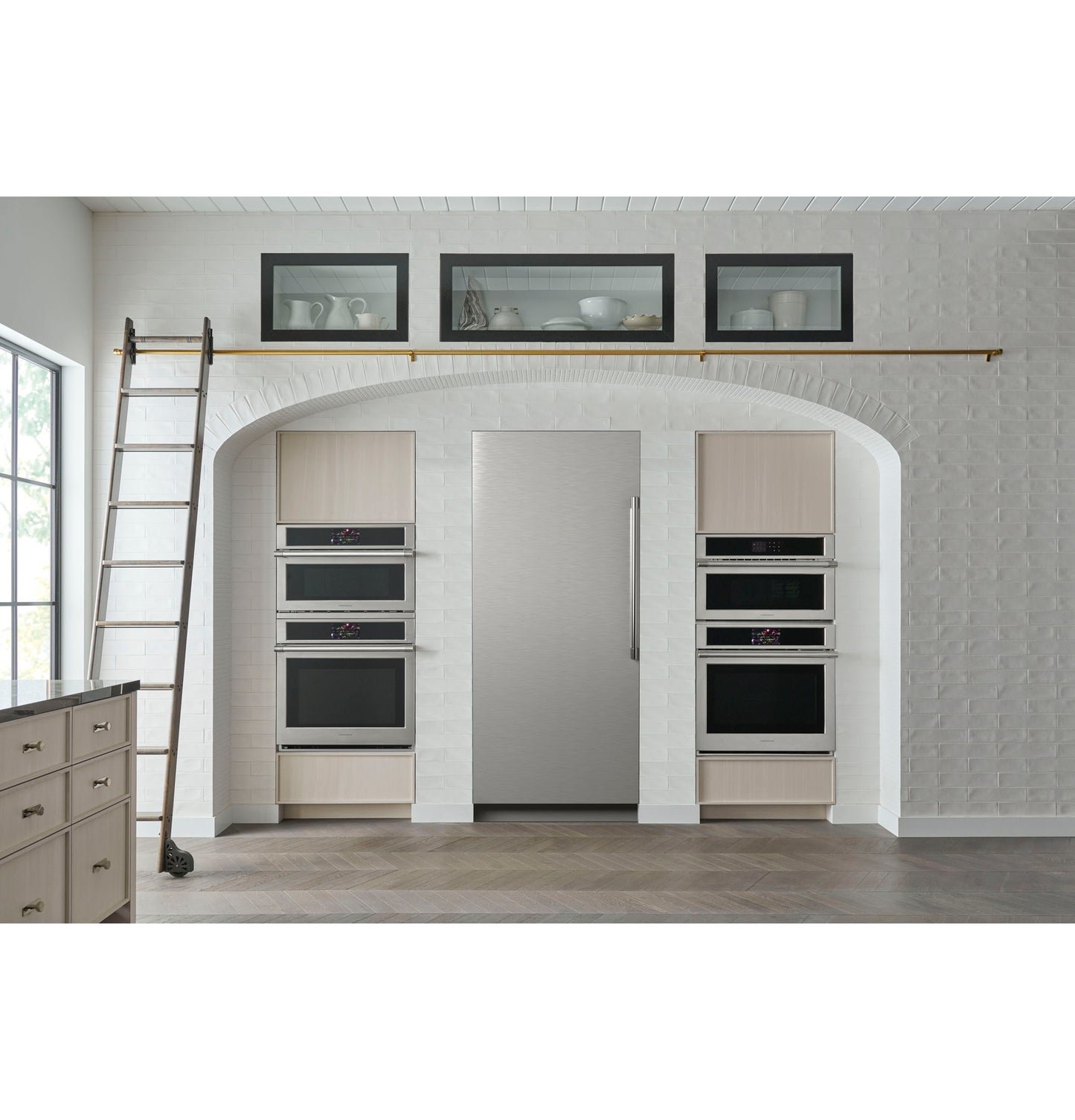 Monogram 36" Integrated, Panel-Ready Column Freezer