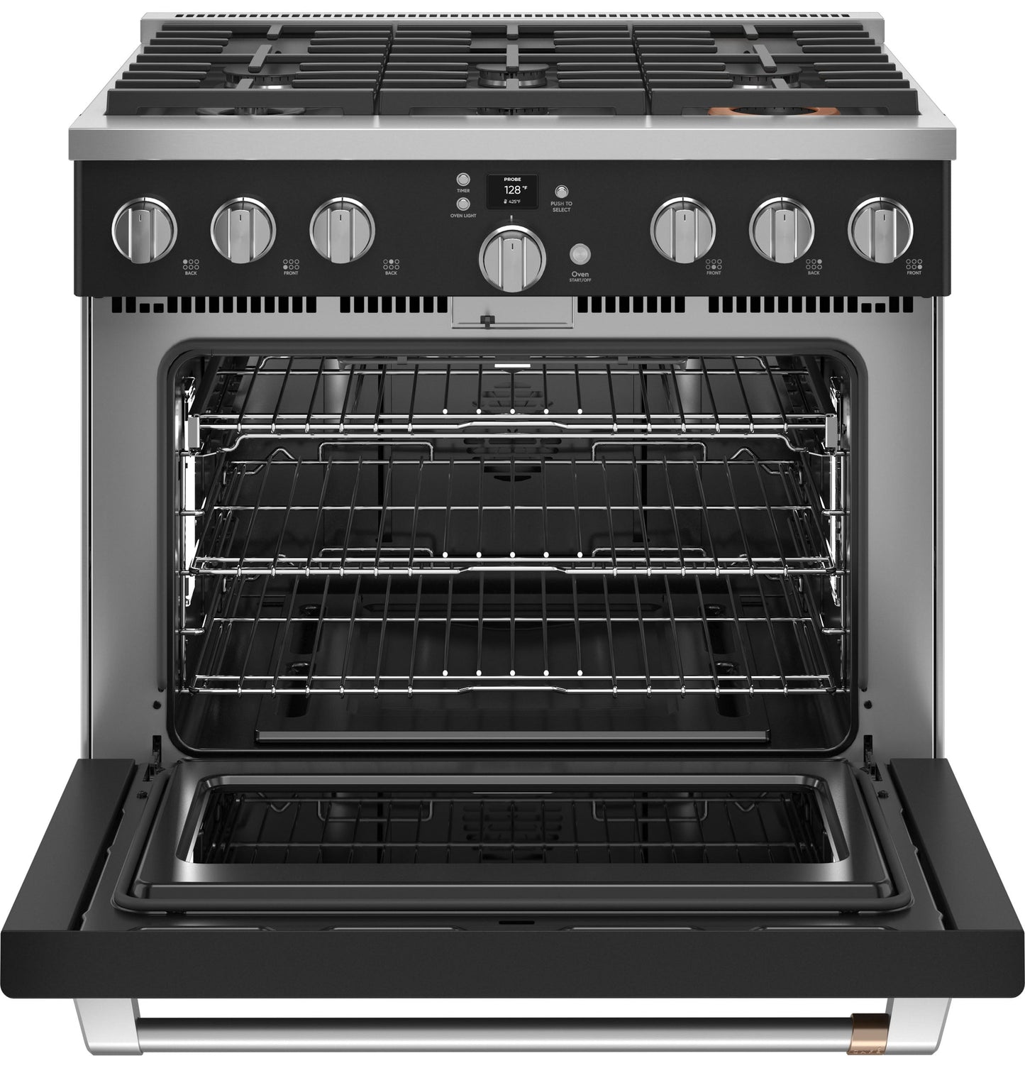 Café™ 36" Smart All-Gas Commercial-Style Range with 6 Burners (Natural Gas)