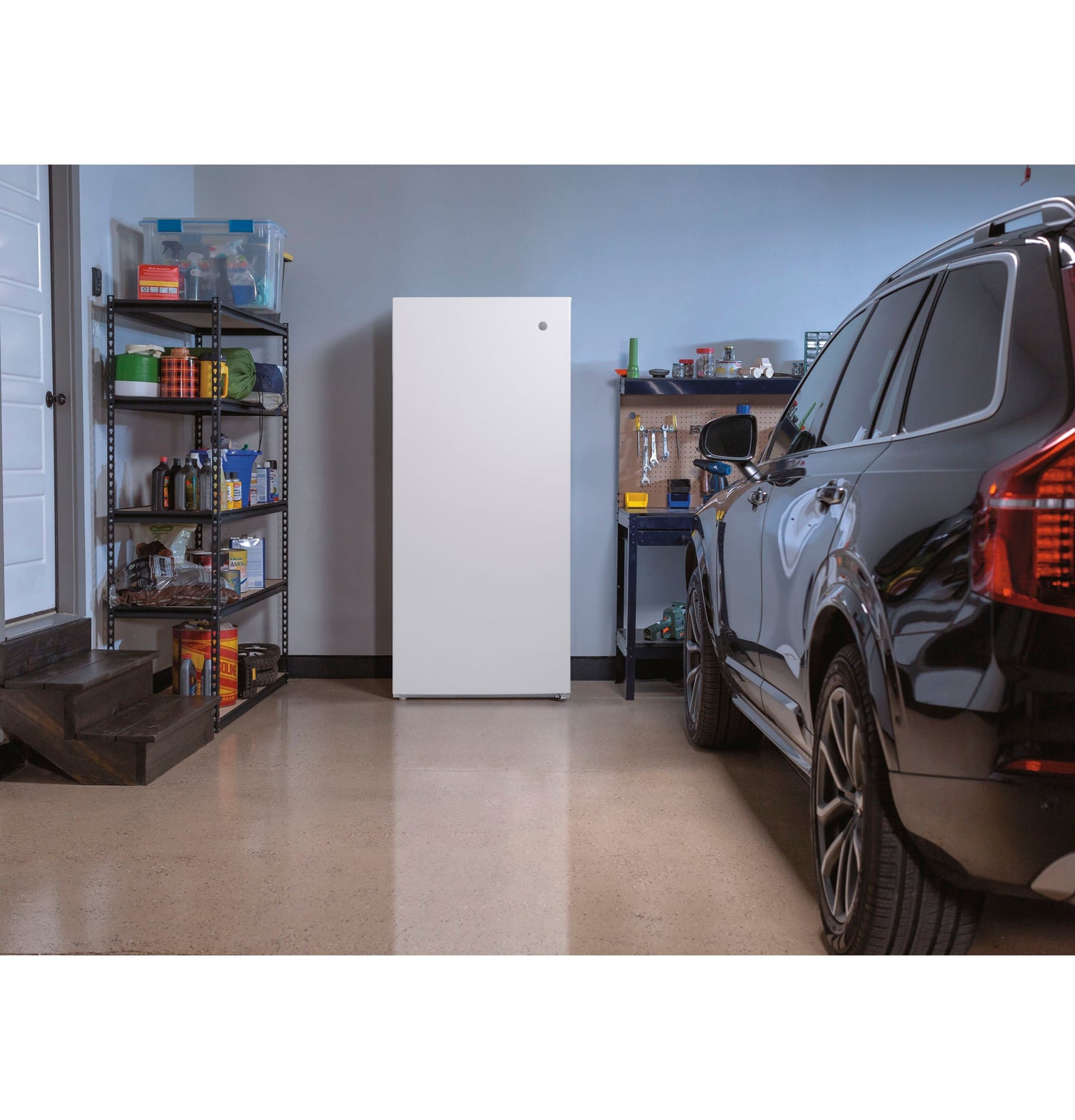 GE® 21.3 Cu. Ft. Frost-Free Garage Ready Upright Freezer