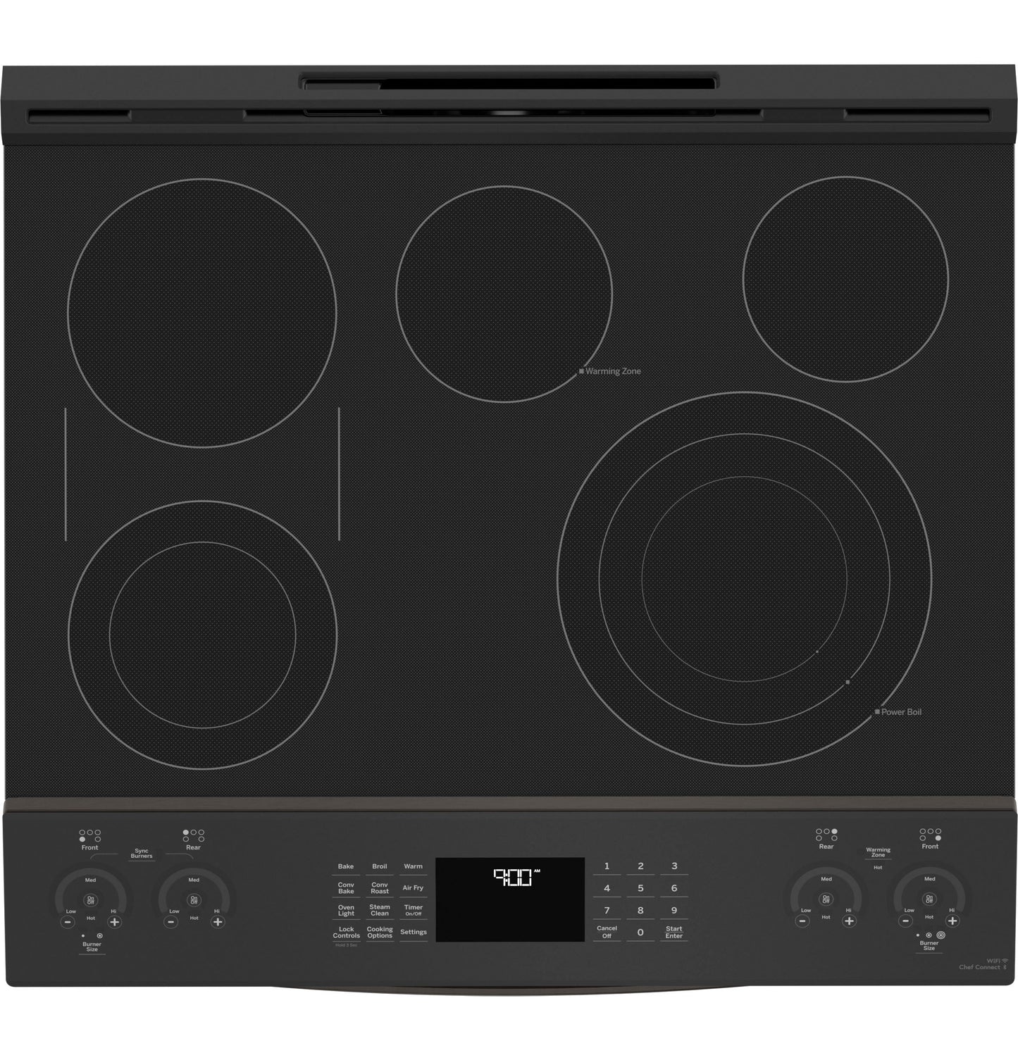 GE Profile™ 30" Smart Slide-In Electric Convection Range with No Preheat Air Fry
