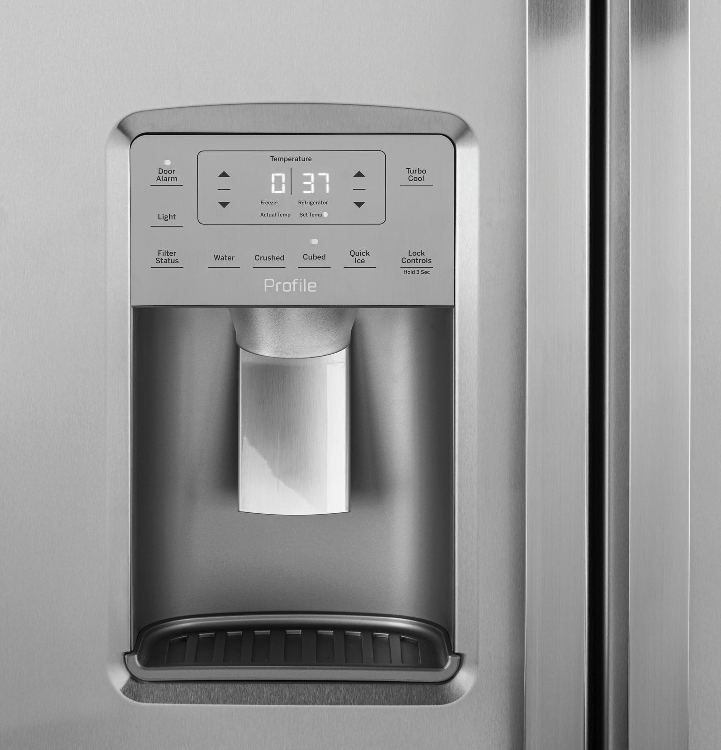 GE Profile™ Series ENERGY STAR® 25.3 Cu. Ft. Side-by-Side Refrigerator