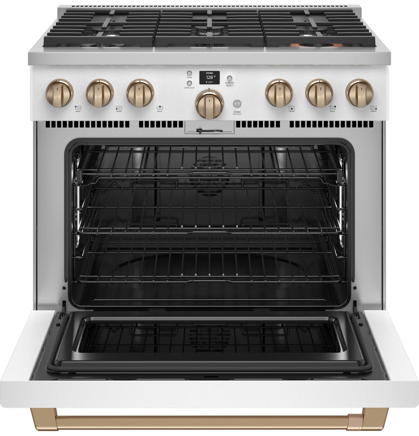 Café™ 36" Smart Dual-Fuel Commercial-Style Range with 6 Burners (Natural Gas)