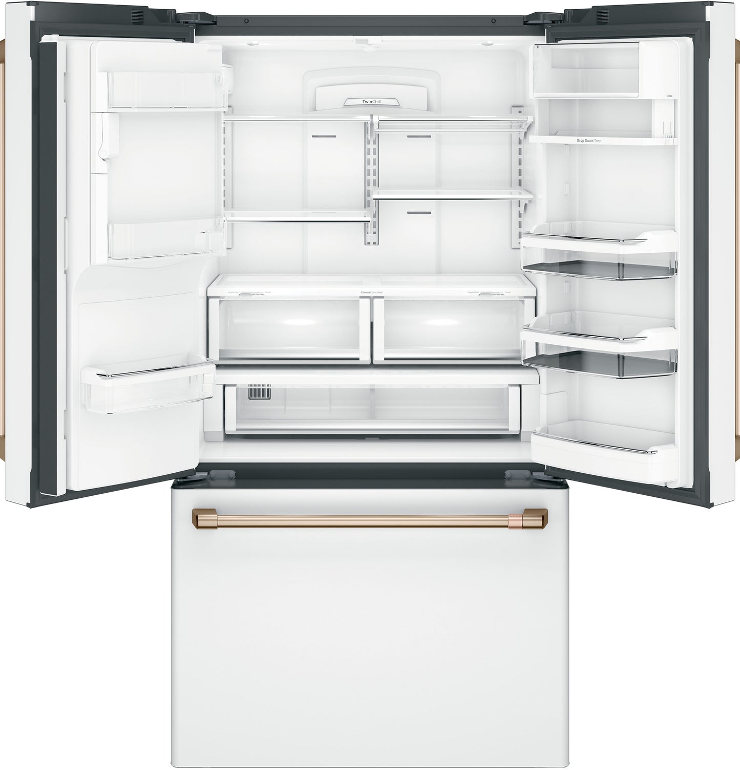 Café™ ENERGY STAR® 22.1 Cu. Ft. Smart Counter-Depth French-Door Refrigerator with Hot Water Dispenser
