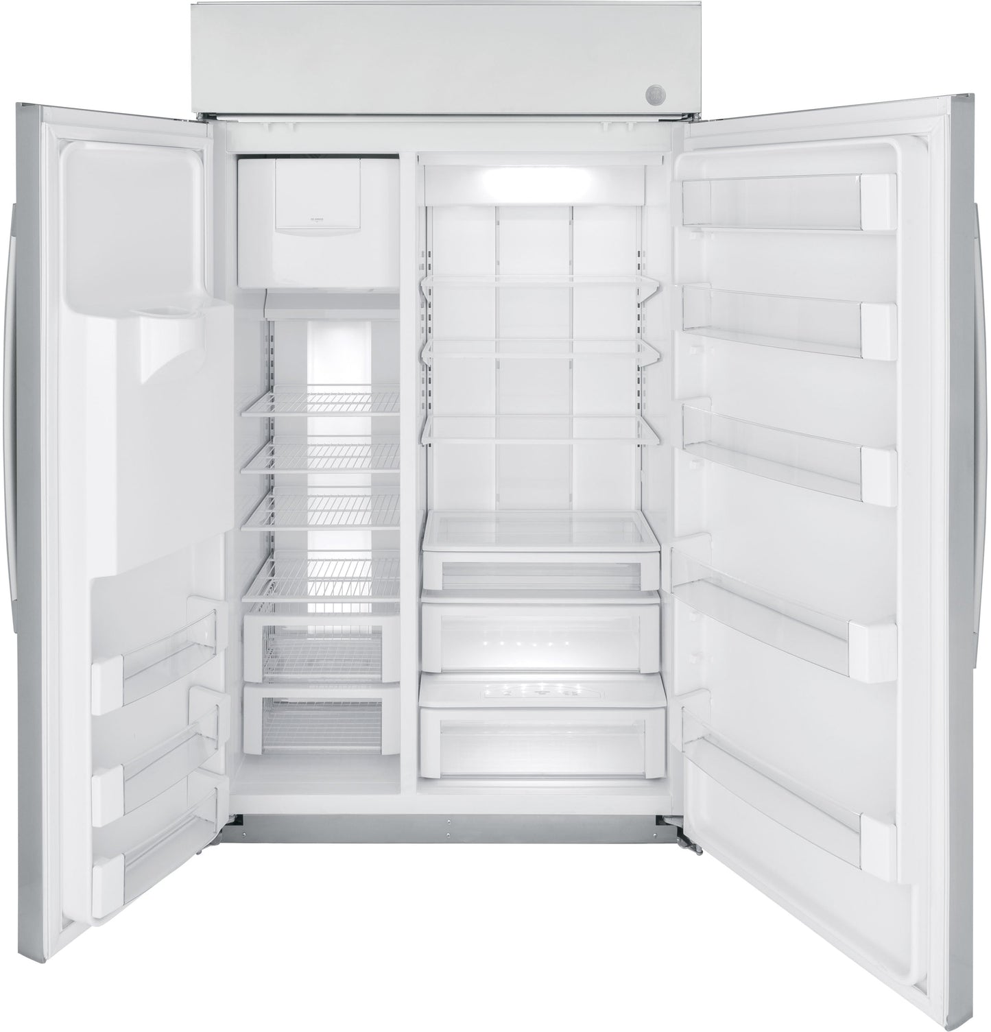 GE Profile™ Series 48" Smart Built-In Side-by-Side Refrigerator with Dispenser