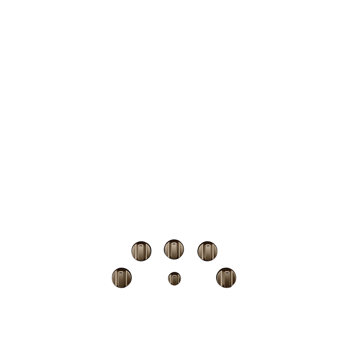 Café™ 5 Electric Cooktop Knobs - Brushed Bronze