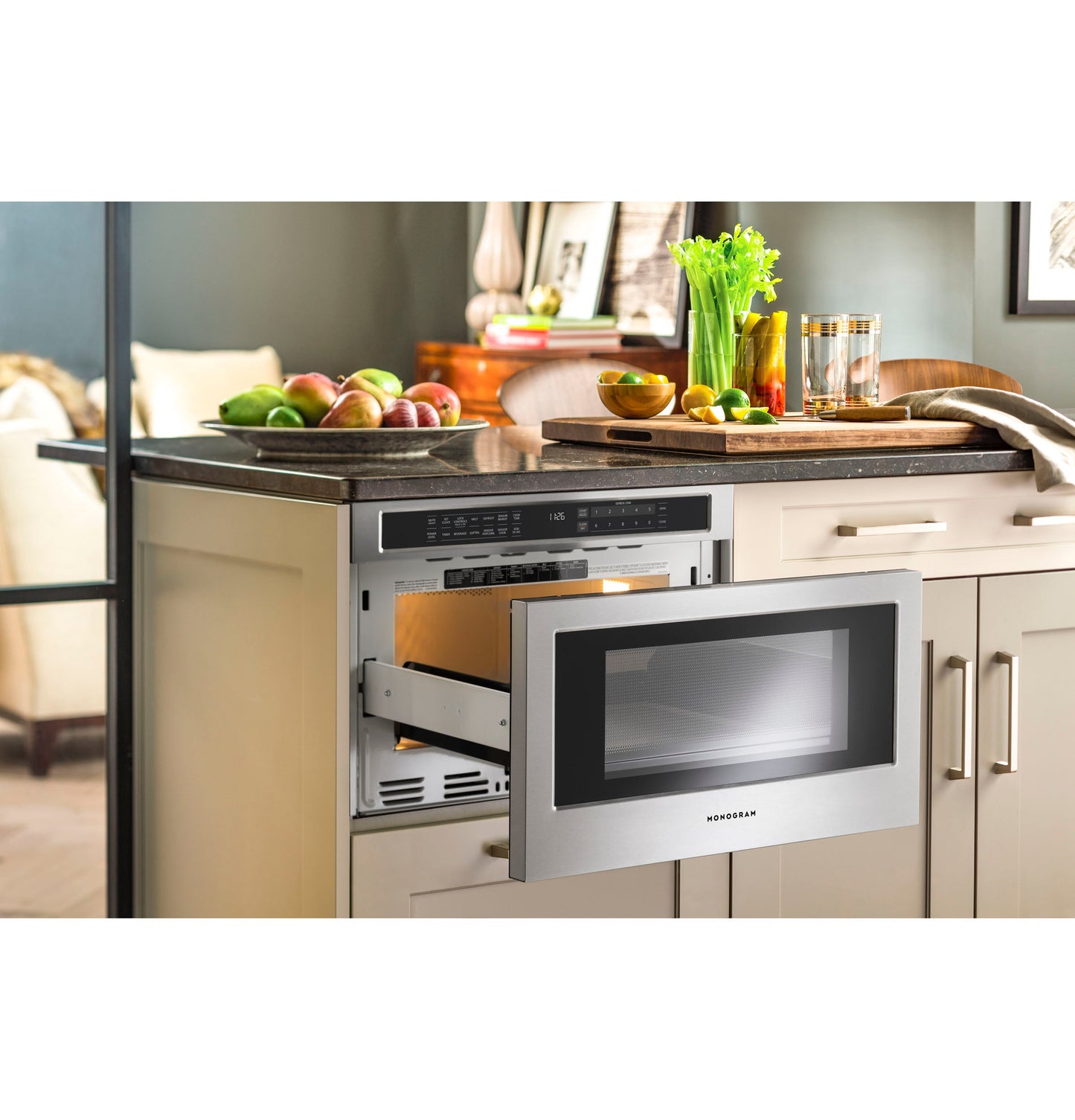 Monogram 1.2 Cu. Ft. Drawer Microwave