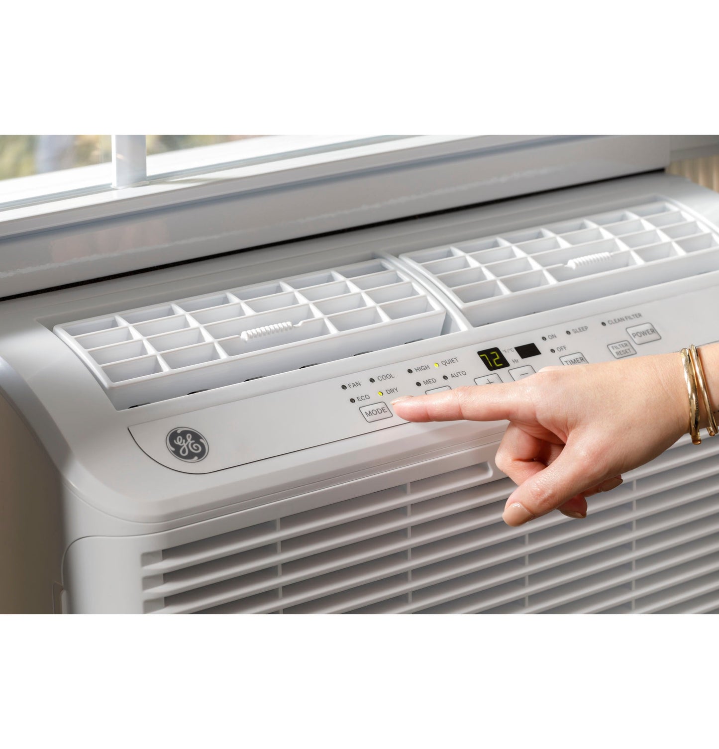 GE® 8,000 BTU Ultra Quiet Window Air Conditioner for Medium Rooms up to 350 sq. ft.