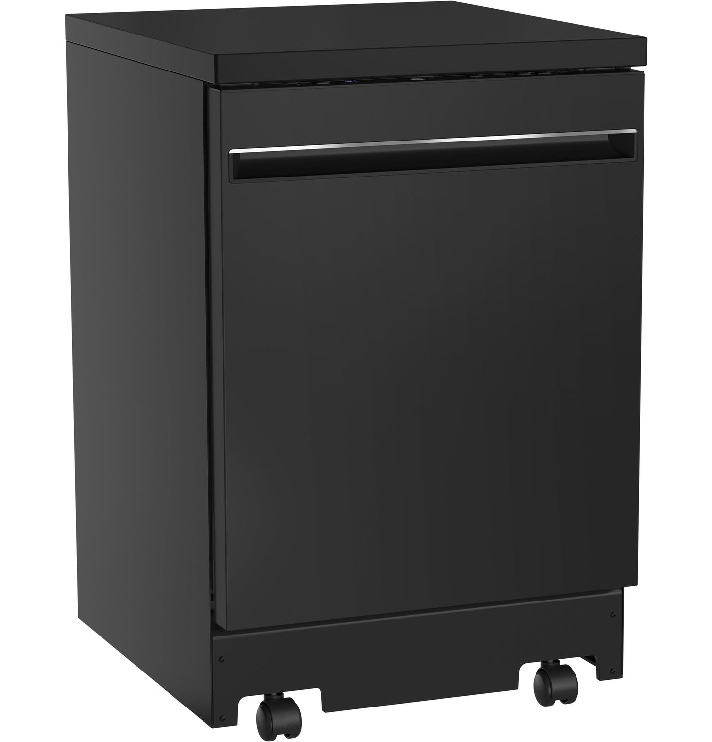 GE® 24" Stainless Steel Interior Portable Dishwasher with Sanitize Cycle