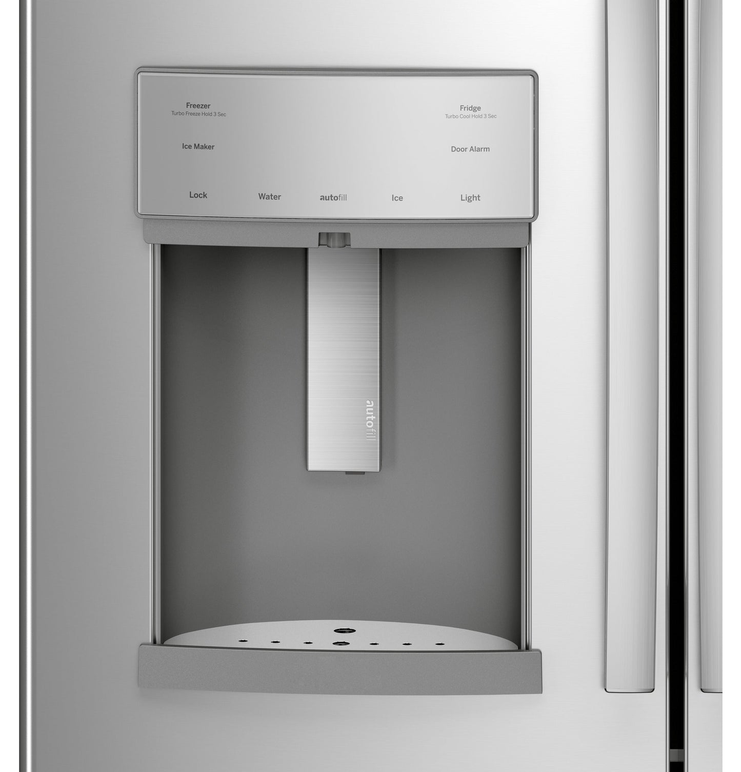 GE Profile™ Series ENERGY STAR® 22.1 Cu. Ft. Counter-Depth Fingerprint Resistant French-Door Refrigerator with Hands-Free AutoFill