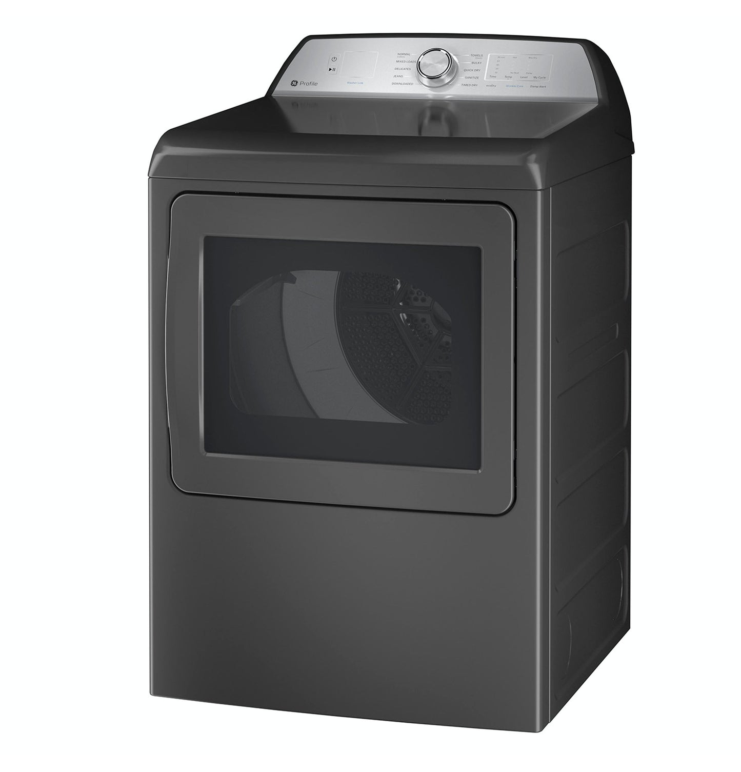 GE Profile™ 7.4 cu. ft. Capacity aluminized alloy drum Electric Dryer with Sanitize Cycle and Sensor Dry
