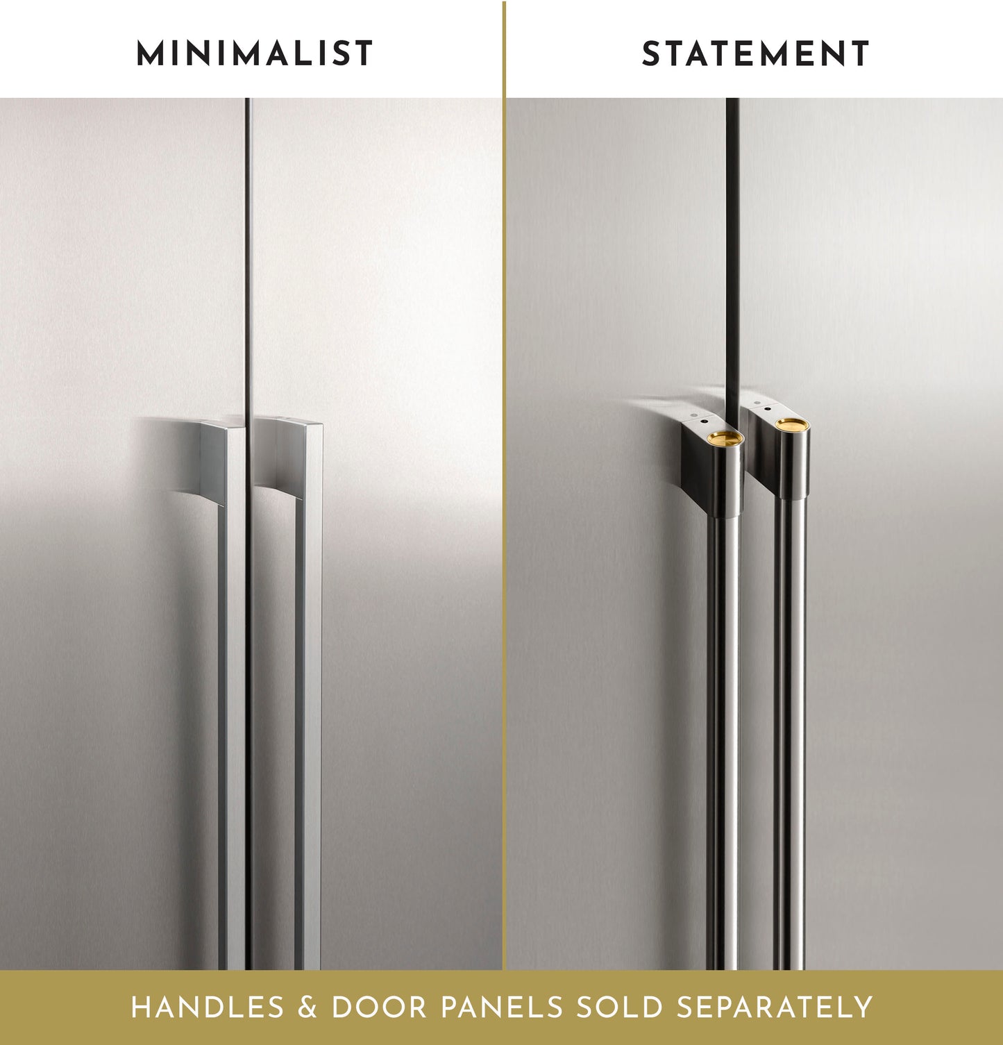 Monogram 30" Integrated Glass-Door Refrigerator for Single or Dual Installation