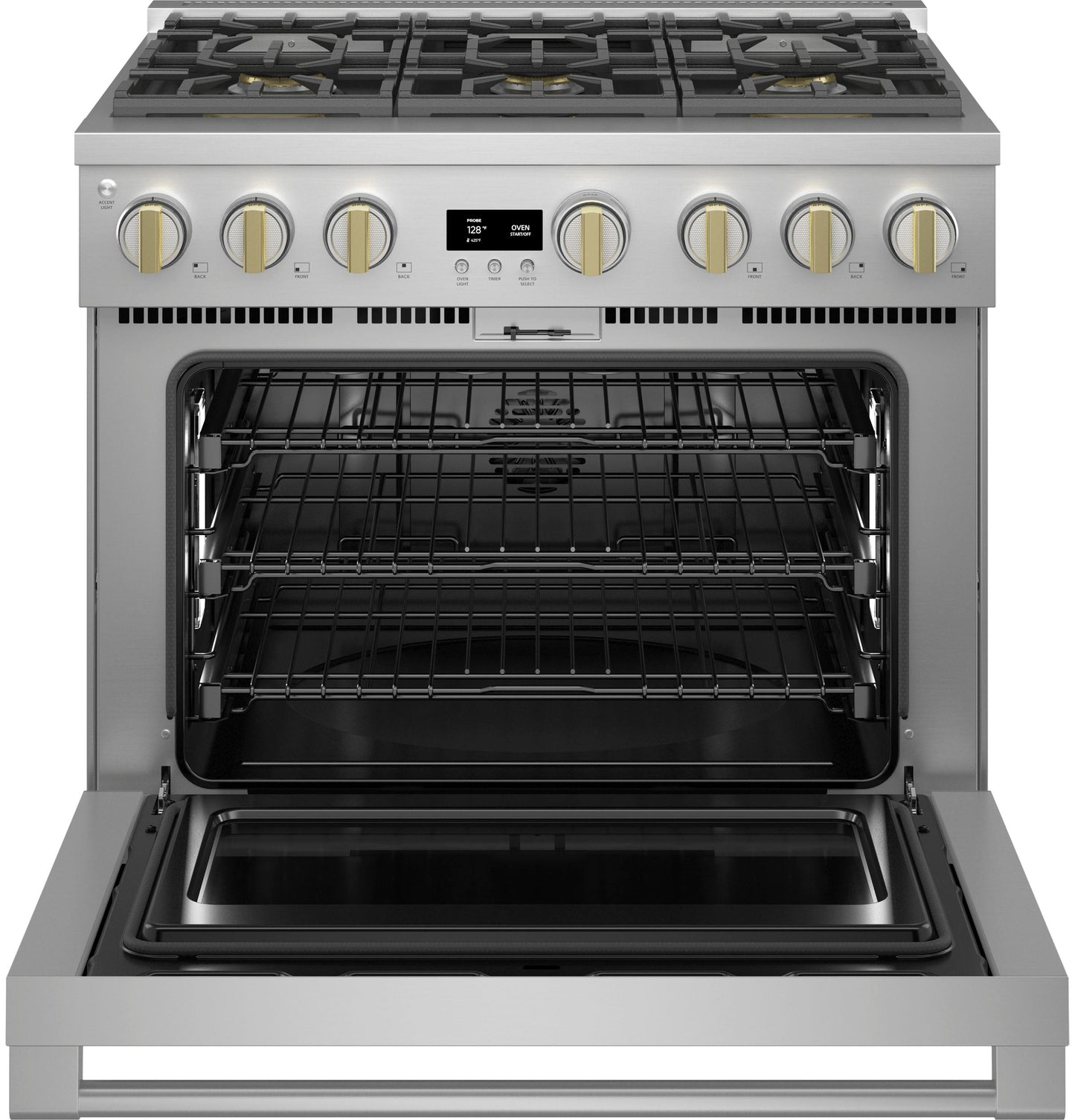 Monogram 36" Dual-Fuel Professional Range with 6 Burners (Natural Gas)