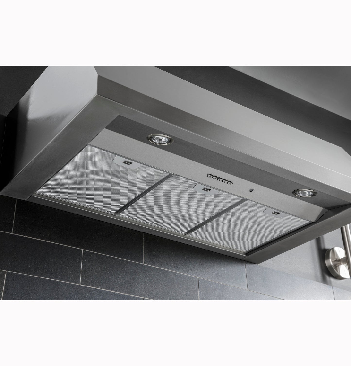 36” Designer Wall Mount Hood w/ Dimmable LED Lighting