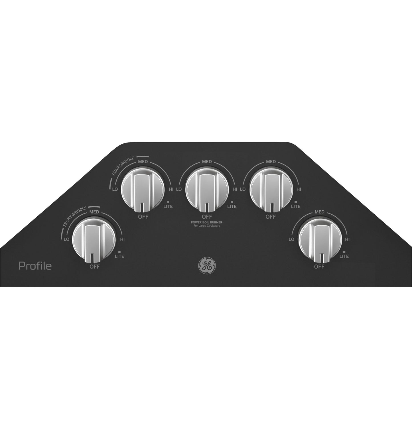 GE Profile™ 30" Built-In Gas Cooktop with 5 Burners and Optional Extra-Large Cast Iron Griddle