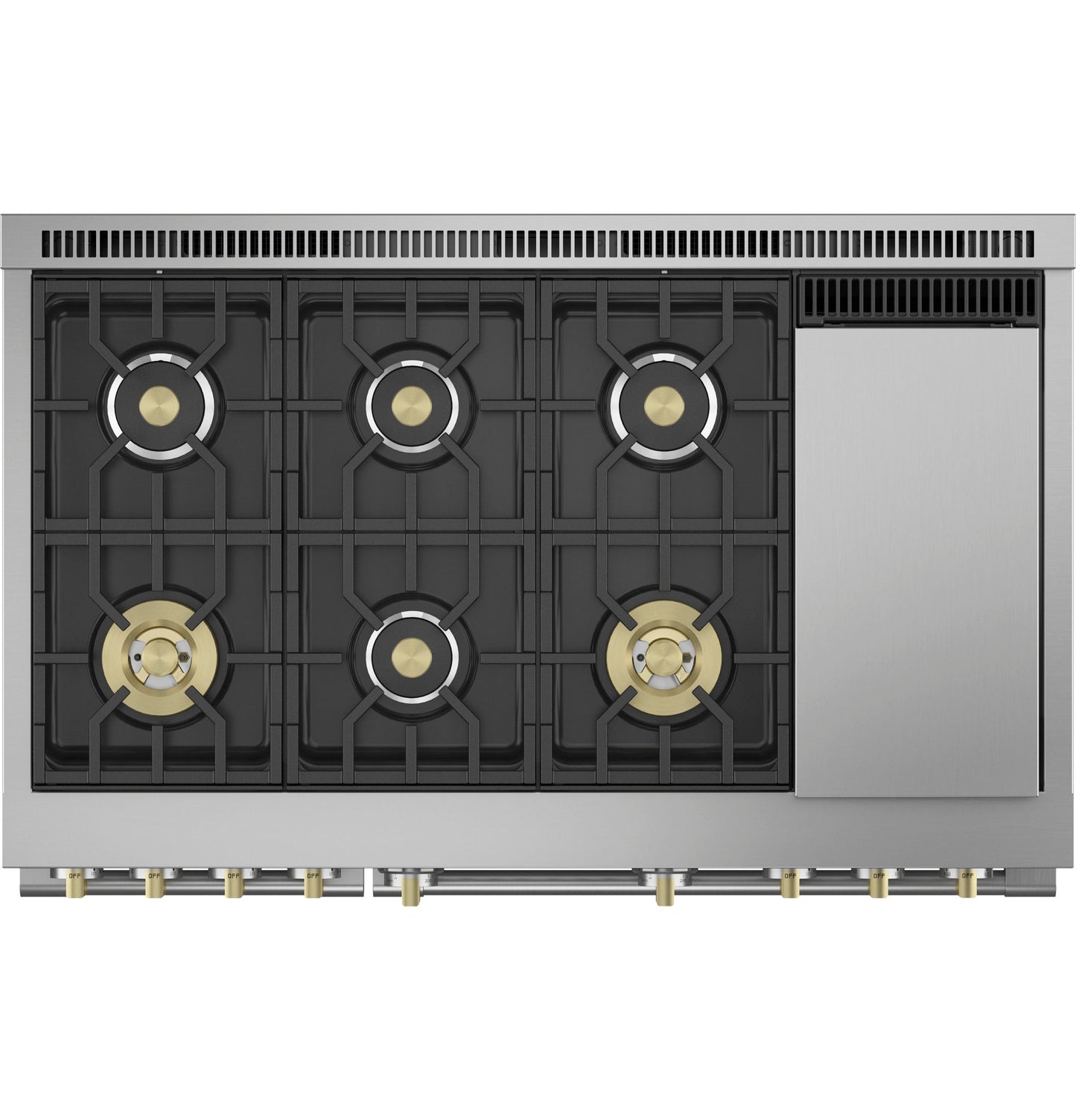Monogram 48" All Gas Professional Range with 6 Burners and Griddle (Natural Gas)