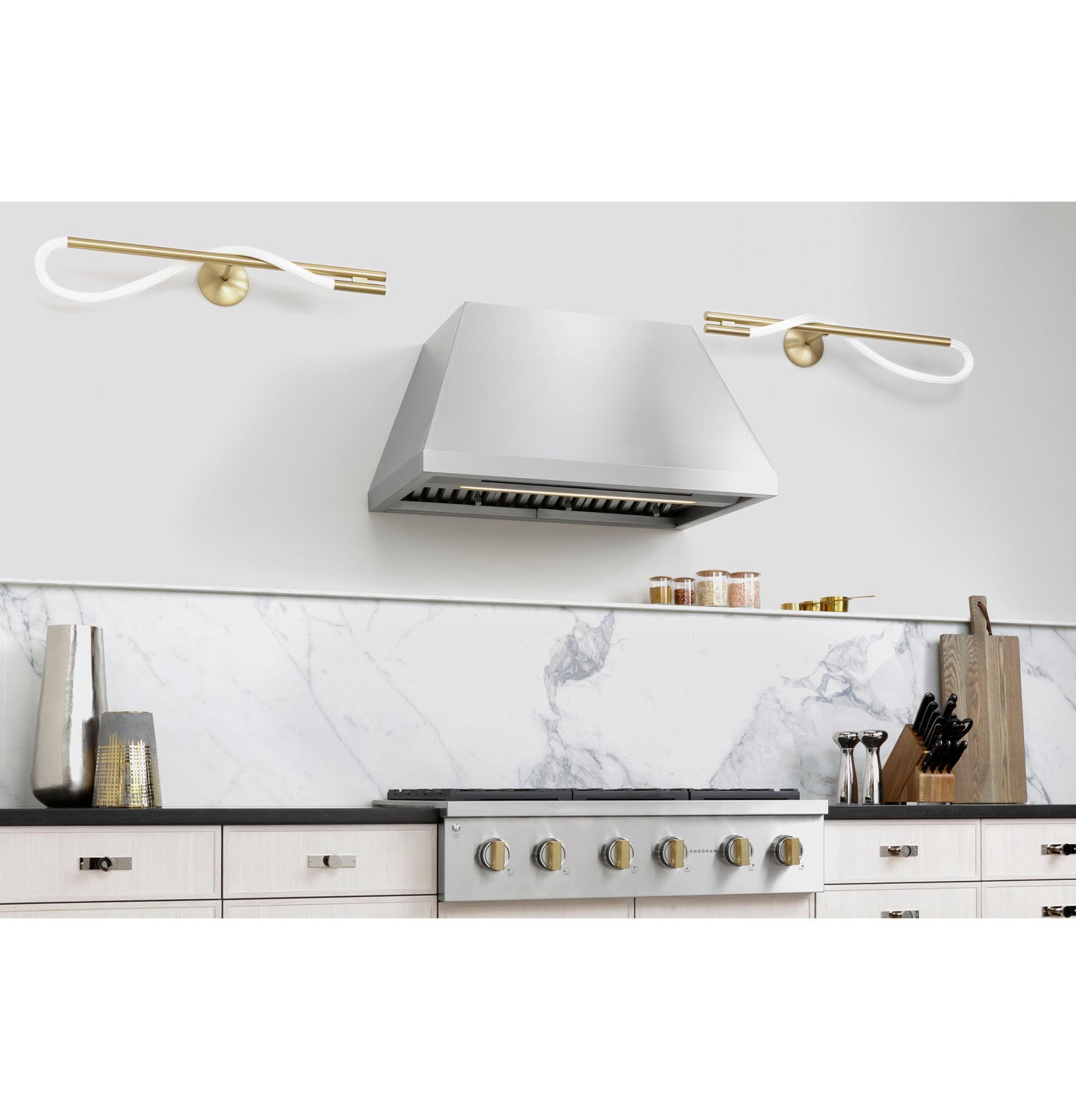 Monogram 36" Stainless Steel Professional Hood with Quietboost™ Blower