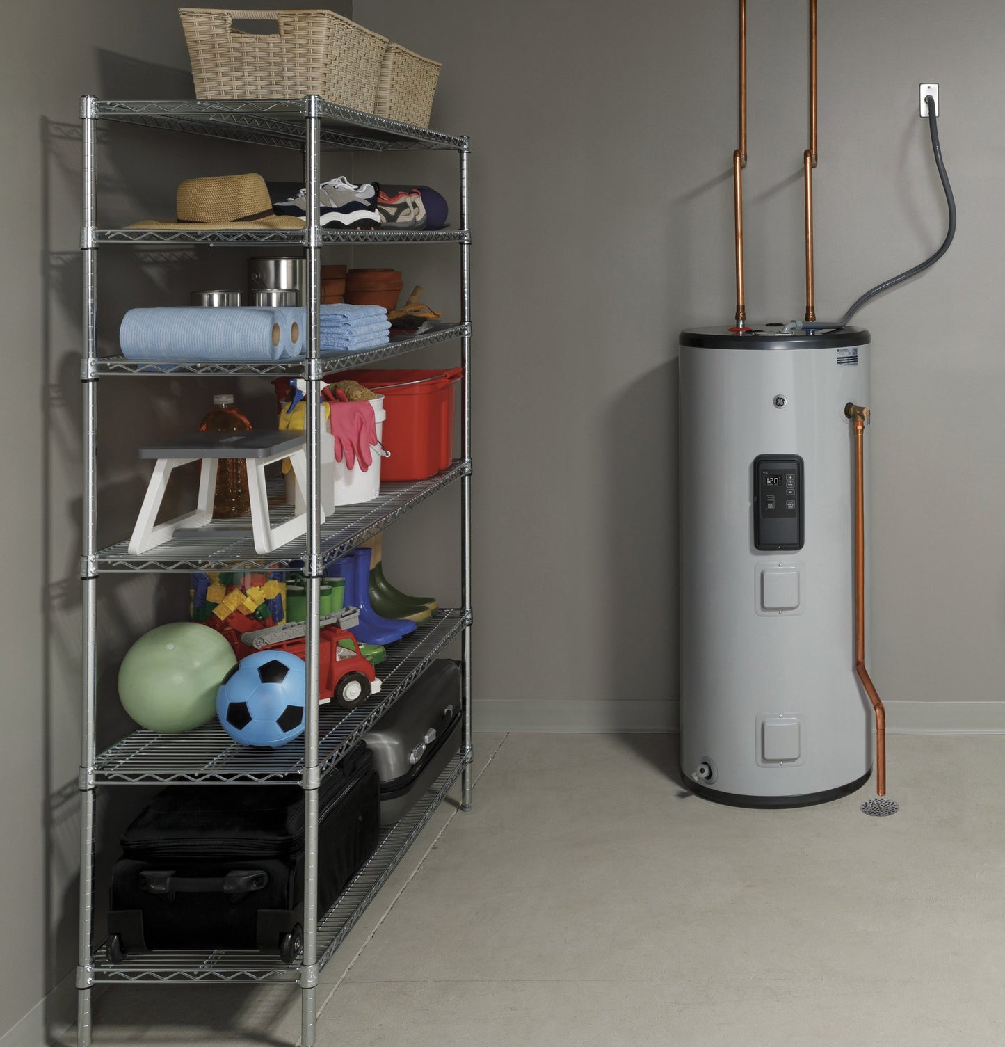 GE® Smart 40 Gallon Short Electric Water Heater