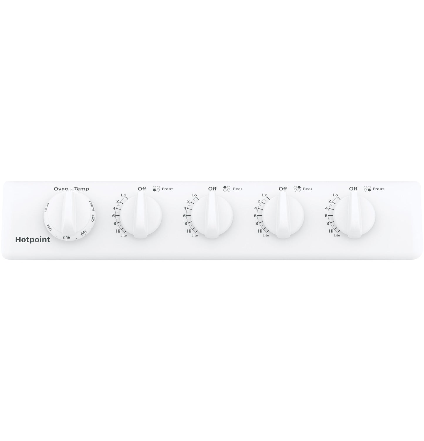 Hotpoint® 20" Front-Control Free-Standing Gas Range with Sealed Burners