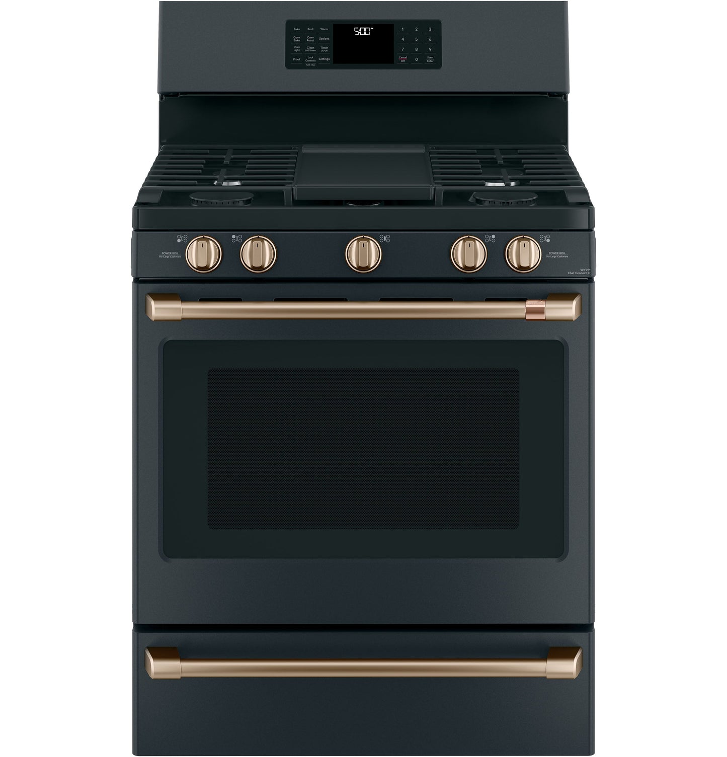 Café™ Freestanding Gas Knobs and Handles - Brushed Bronze