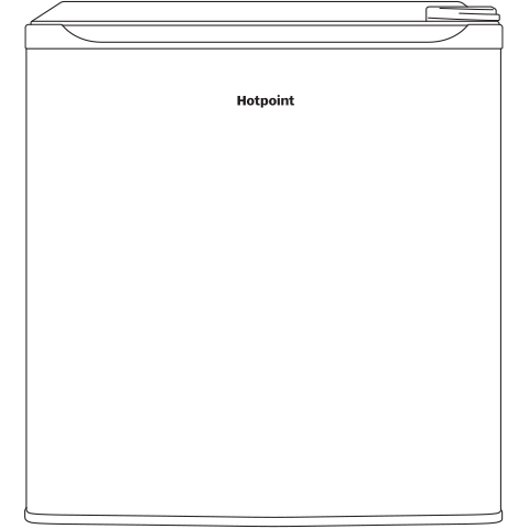 Hotpoint® 1.7 cu. ft. ENERGY STAR® Qualified Compact Refrigerator