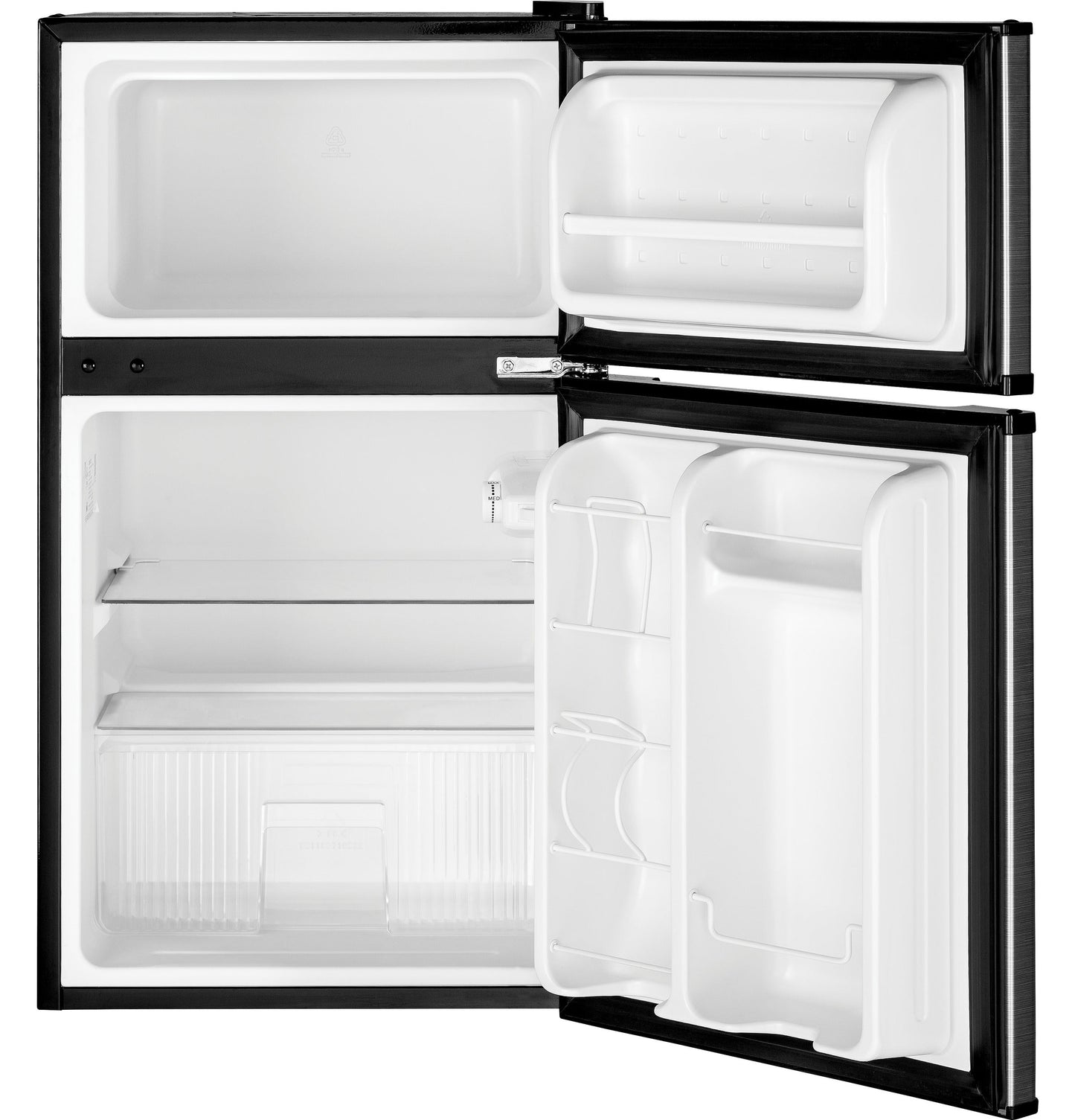 GE® Double-Door Compact Refrigerator