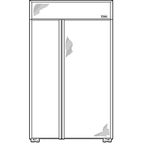 Monogram 48" Built-In Side-by-Side Refrigerator