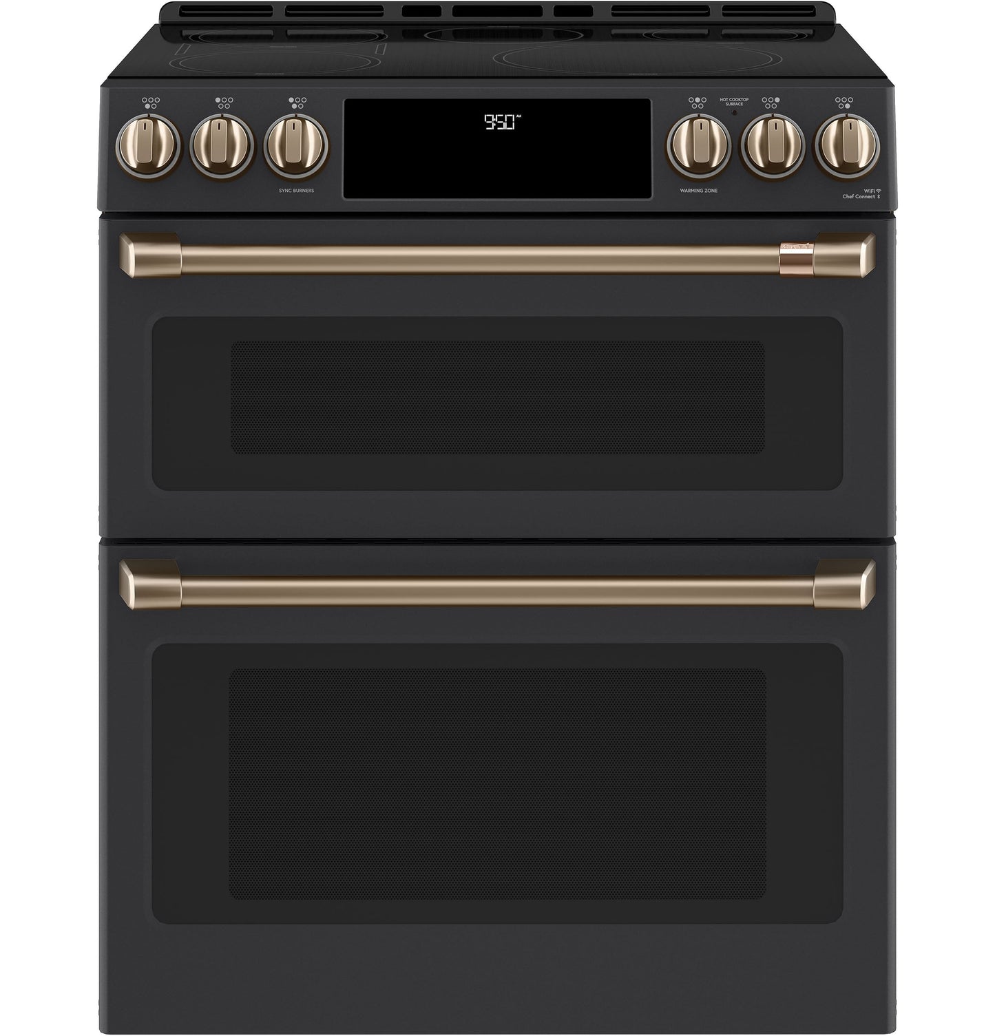 Café™ Front Control Induction Knobs and Handles - Brushed Bronze