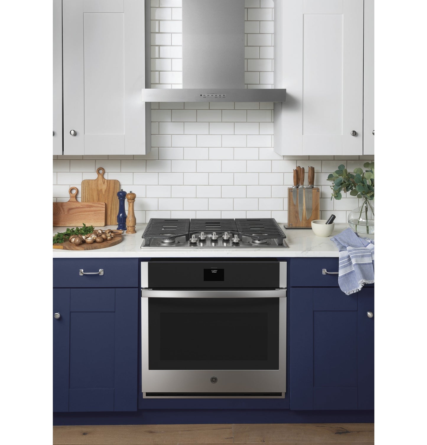 30” Designer Wall Mount Hood w/ Dimmable LED Lighting