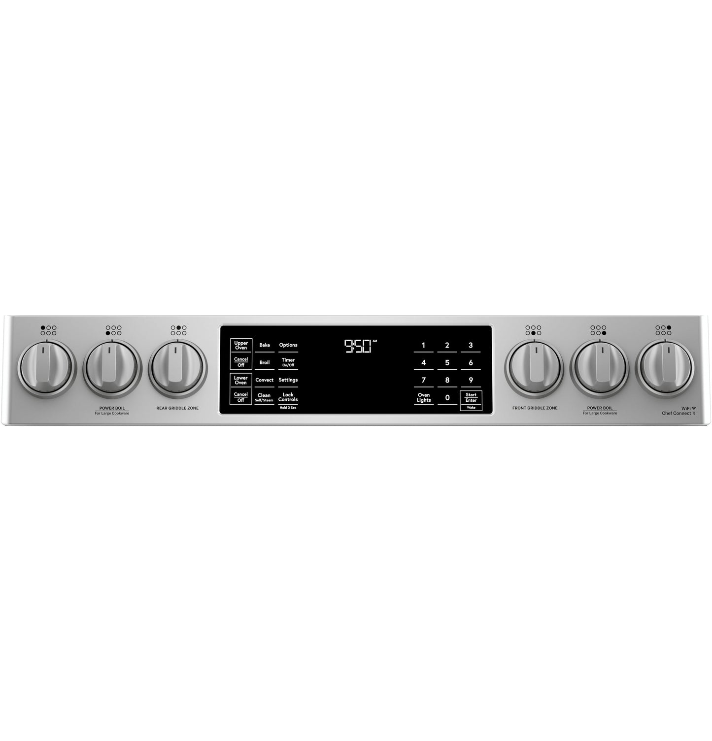 Café™ 30" Smart Slide-In, Front-Control, Dual-Fuel, Double-Oven Range with Convection