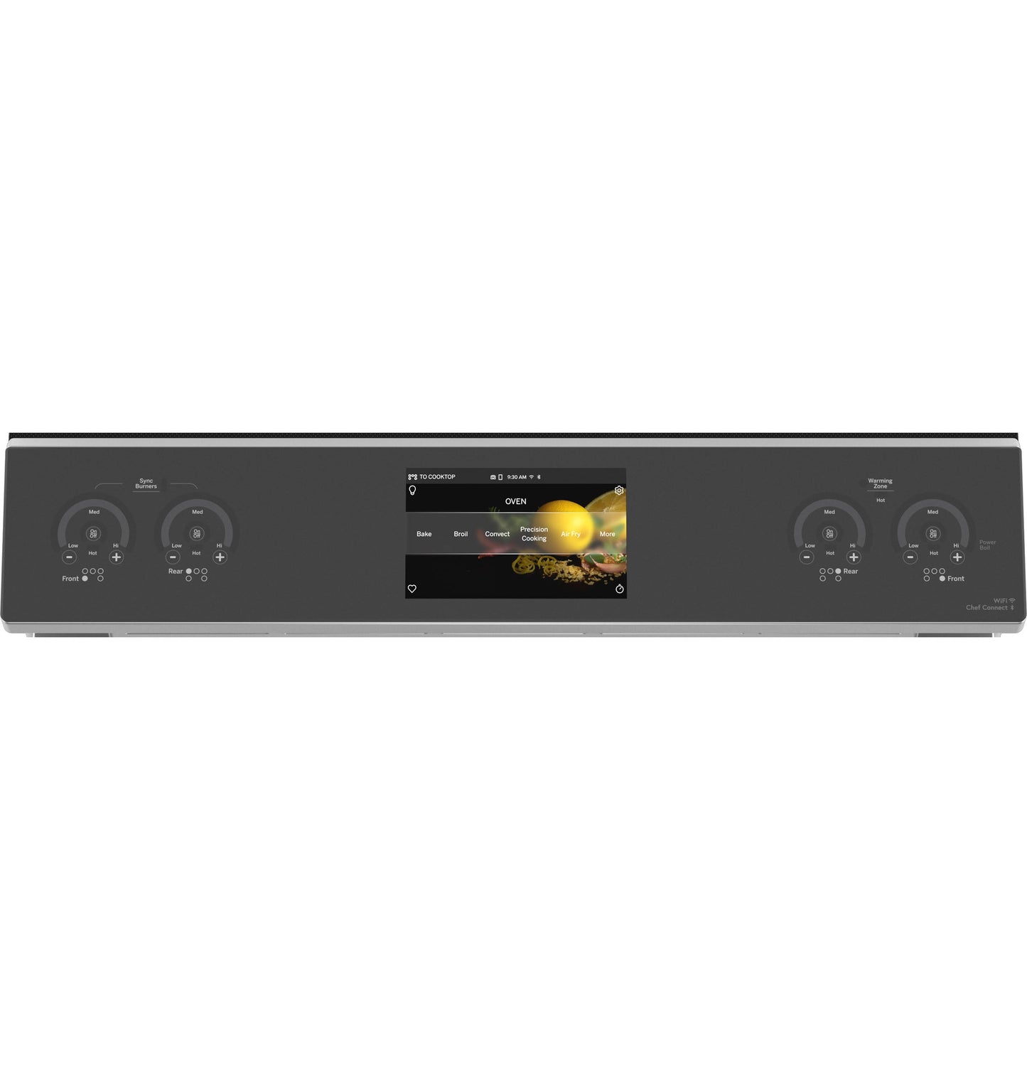 GE Profile™ 30" Smart Slide-In Front-Control Induction Fingerprint Resistant Range with In Oven Camera