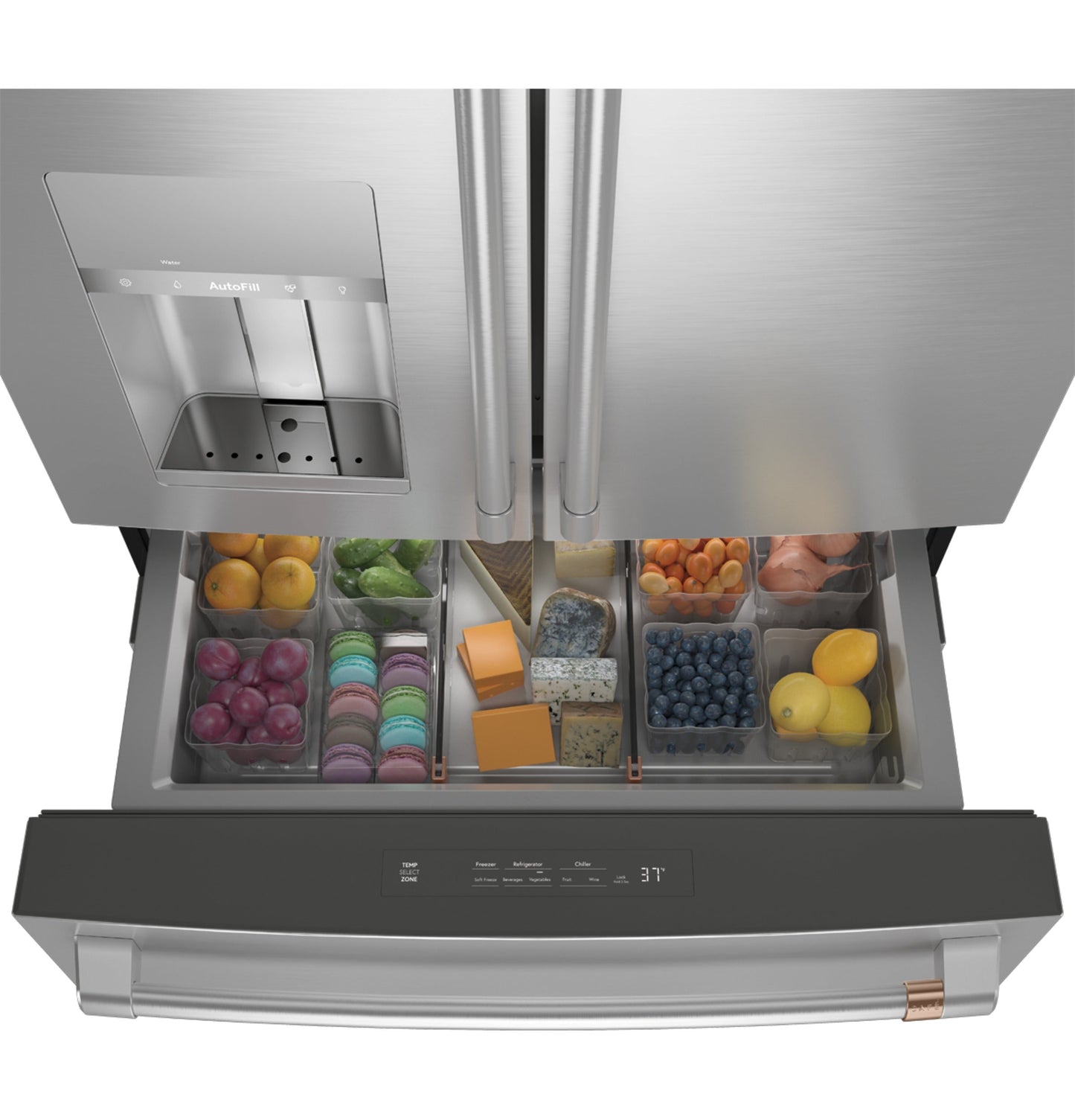 Café™ ENERGY STAR® 27.8 Cu. Ft. Smart 4-Door French-Door Refrigerator
